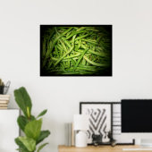 Haricots verts en impression de projecteur (Bureau à domicile)