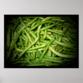 Haricots verts en impression de projecteur (Devant)