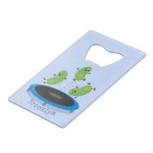 Haricots verts mignons sur dessin animé trampoline (Devant Angle)