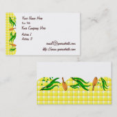 Haricots verts Poêles à frire Carte de visite rétr (Devant / Derrière)