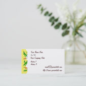 Haricots verts Poêles à frire Carte de visite rétr (Debout devant)