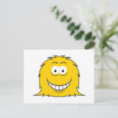 Harig Monstergezicht Briefkaart (Staand voorkant)
