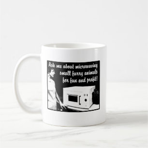 Harige magnetron grappige mok humor