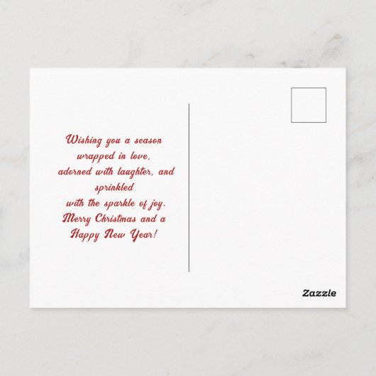 Harige Vrienden in Feestelijke Petten Schattigee K Briefkaart (Achterkant)