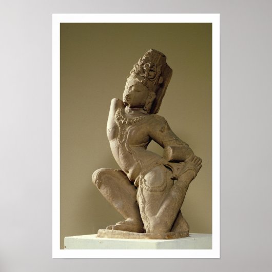 Harihara danst in de alidha pose, Prathara dyna Poster (Voorkant)