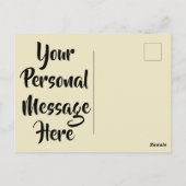 Hark, de Herald Angels Sing Briefkaart (Achterkant)