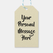 Hark, de Herald Angels Sing Cadeaulabel (Achterkant)