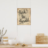 Hark de Herald Hymn Print (Keuken)