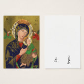 HARK HERALD ANGELS CHANTER CADEAU TAG (Devant & derrière)