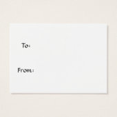 HARK HERALD ANGELS CHANTER CADEAU TAG (Dos)