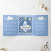 Hark the herald angels chanter la carte de Noël (Intérieur)