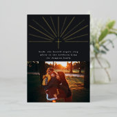 Hark The Herald Angels Foil Carte photo de vacance (Debout devant)