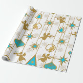 Hark. The Herald Angels Sing Cadeaupapier (Uitgerold)