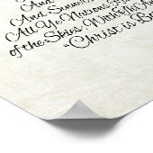 Hark the Herald Angels Sing-kerstboom Poster (Hoek)