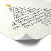 Hark the Herald Angels Sing-kerstboom Poster (Hoek)