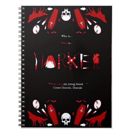 Harker - Carnet Dracula (Devant)