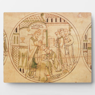 Harl. Roll Y.6, afgerond op 11 St. Guthlac, wordt Fotoplaat