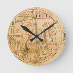Harl. Roll Y.6, afgerond op 11 St. Guthlac, wordt  Ronde Klok