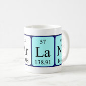 Harland nom de table périodique mug (Devant droit)