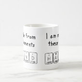 Harland nom de table périodique mug (Centre)