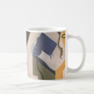 Harlekijn aan een tafel van Juan Gris, Vintage Cub Koffiemok