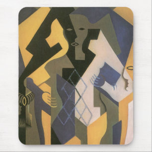 Harlekijn aan een tafel van Juan Gris, Vintage Cub Muismat