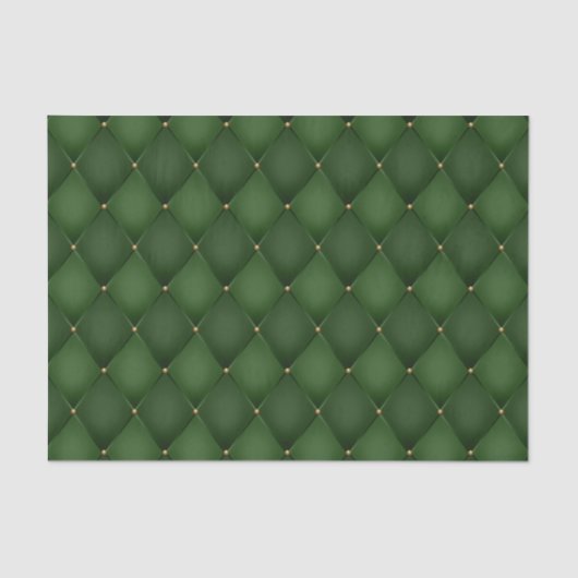 Harlekijn Diamant Emerald Green Decoupage Tissuepapier (Voorkant)