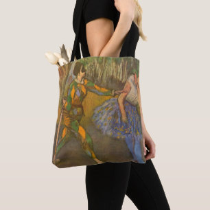 Harlekijn en Columbine van Edgar Degas Vintage Kun Draagtas