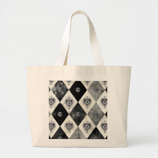 Harlekijn met All-Seeing Eyes Jumbo Tote Bag