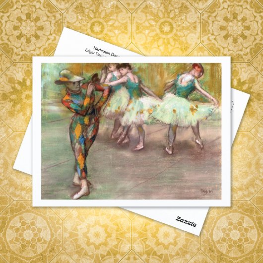 Harlekijndans Ballet Edgar Degas Briefkaart