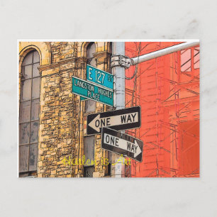 Harlem est une carte postale Art