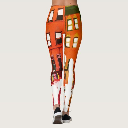 Harlem geïnspireerde Leggings (Achterkant)