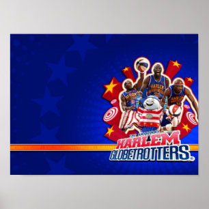 Harlem GlobeTrotter's Group Afbeelding Poster