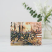 Harlem Hell Fighters Séchault H. Charles McBarron Briefkaart (Staand voorkant)