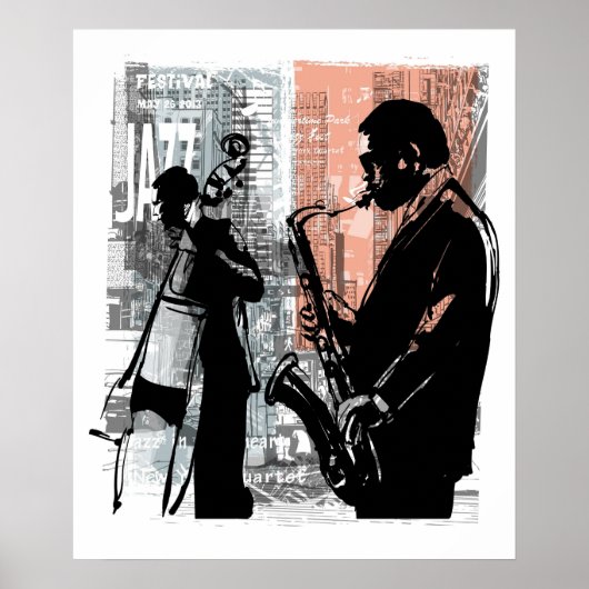 harlem jazz festival poster (Devant)