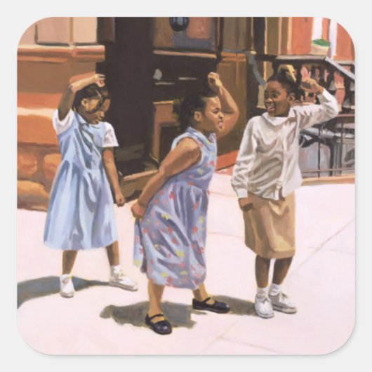 Harlem Jig 2001 Vierkante Sticker (Voorkant)