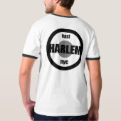 Harlem New York City Black & Grey Logo Shirt (Achterkant volledig)