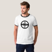 Harlem New York City Black & Grey Logo Shirt (Voorkant volledig)