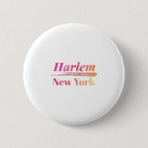 Harlem New York Ronde Button 5,7 Cm