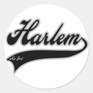 Harlem New York Ronde Sticker