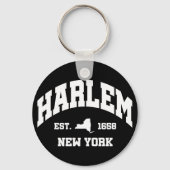 Harlem, New York Sleutelhanger (Achterkant)