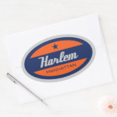 Harlem Ovale Sticker (Envelop)