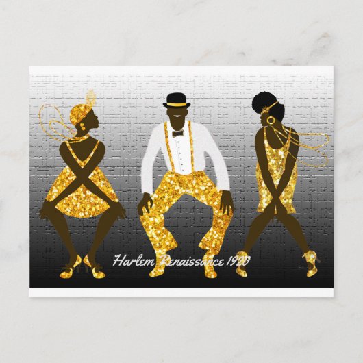 Harlem Renaissance 1920 Briefkaart (Voorkant)