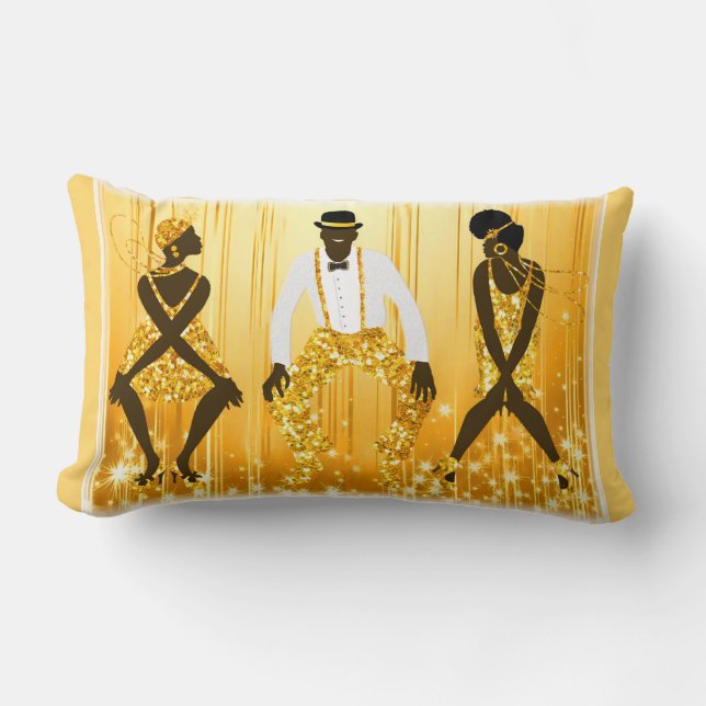 Harlem Renaissance 1920 Kussen (Voorkant)