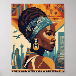 Harlem Renaissance Abstract Poster