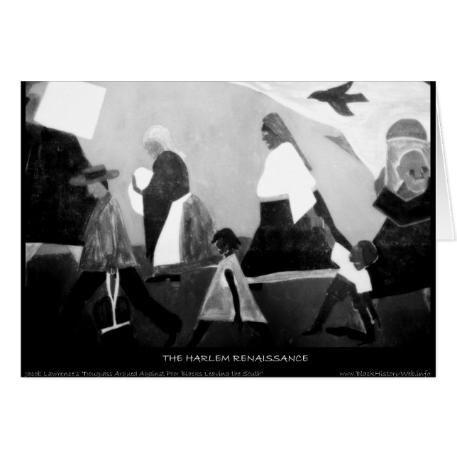 Harlem Renaissance Art - La série Migration (Devant horizontal)