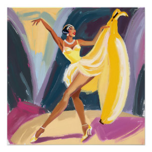 Harlem Renaissance Dancer Perfect Poster