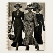 Harlem Renaissance Sophisticated Dames Planner (Voorkant)
