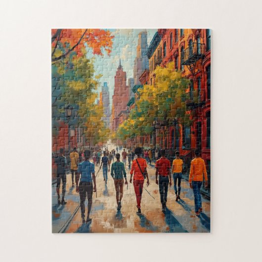 Harlem Renaissance Street Legpuzzel (Verticaal)