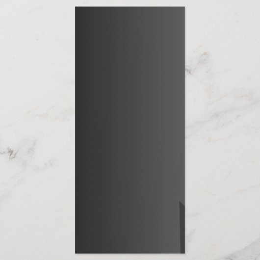 Harlem Renaissance Verjaardagsmenu Menu (Achterkant)